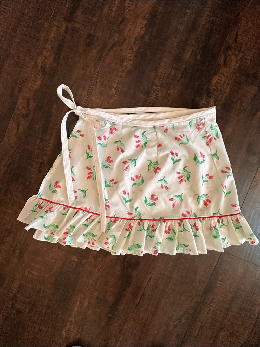 1960’s Vintage Floral Wrap Skirt – Adjustable M/L